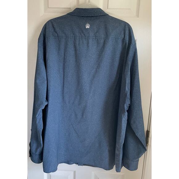 Alaskan Hardgear by Duluth Untucked Button Up Shirt Sz 3XL Standard Fit Workwear - Picture 3 of 10